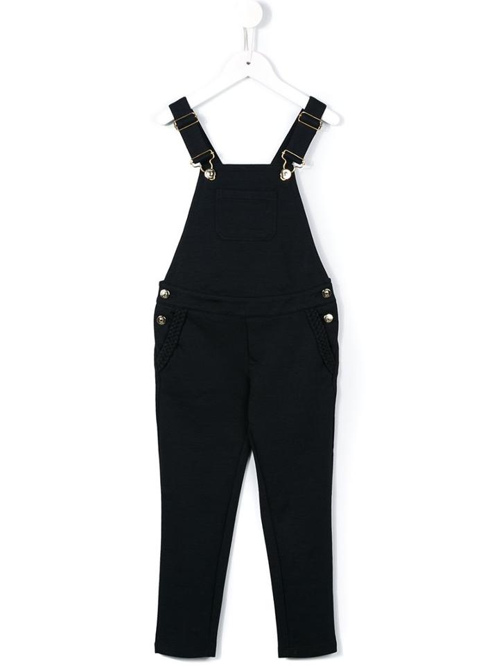 Chloé Kids Classic Dungarees, Girl's, Size: 10 Yrs, Blue