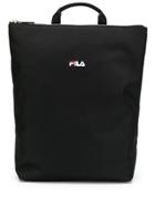 Fila Flat Logo Backpack - Black