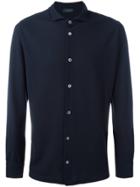 Zanone Spread Collar Shirt - Blue