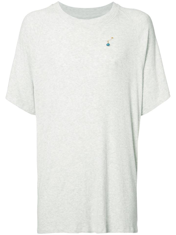 L'equip - Thermal T-shirt - Men - Cotton/spandex/elastane - M, Grey, Cotton/spandex/elastane