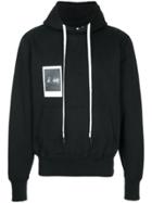 Liam Hodges Printed Hooded Sweatshirt - Black