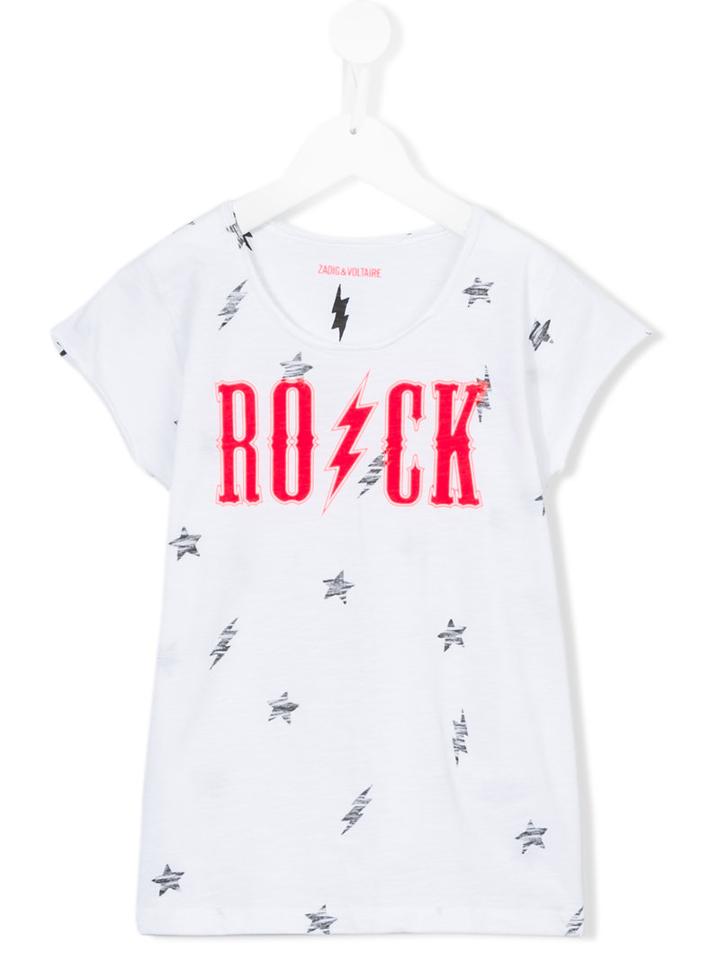 Zadig & Voltaire Rock T-shirt, Girl's, Size: 16 Yrs, White