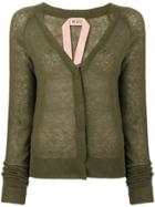 No21 Fitted Cardigan - Green