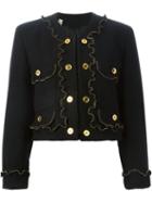 Moschino Vintage Zipper Detail Jacket, Women's, Size: 44, Black