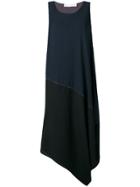 Fabiana Filippi Asymmetric Hem Dress - Blue