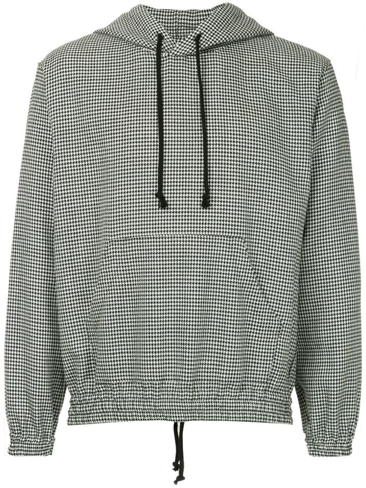 Undercover Houndstooth Print Hoodie - Multicolour