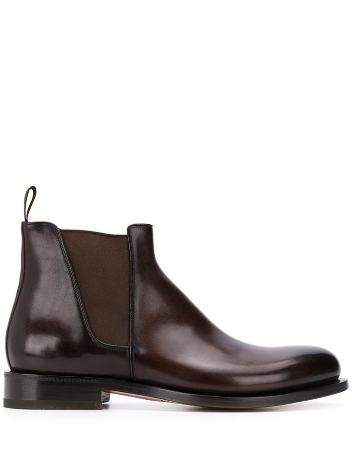 Santoni Santoni 16800vvdt47148066 Marrone Furs & Skins->leather -