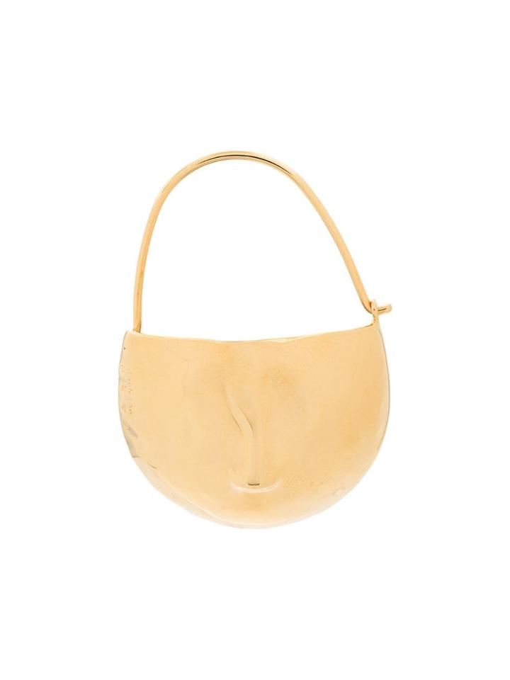 Marni Face Hook Earrings - Gold