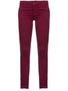 J Brand Skinny Mid Rise Jeans - Pink