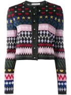 Mary Katrantzou Multi Jacquard Cardigan, Women's, Size: Medium, Black, Polyamide/polyester/viscose