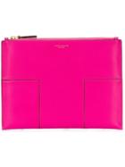 Tory Burch Block-t Medium Pouch - Pink