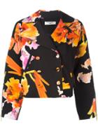 Lanvin Floral Print Blazer, Women's, Size: 36, Spandex/elastane/viscose/polyester/acetate