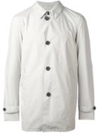 Herno Classic Buttoned Coat, Men's, Size: 54, Nude/neutrals, Fluoropolymer/polyester