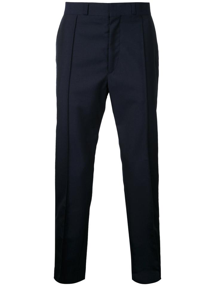 H Beauty & Youth - Cropped Trousers - Men - Wool - L, Blue, Wool