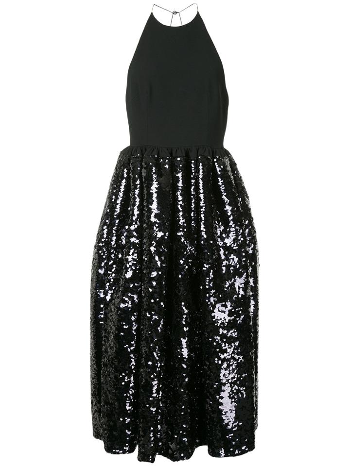 Alex Perry Gia Midi Dress - Black