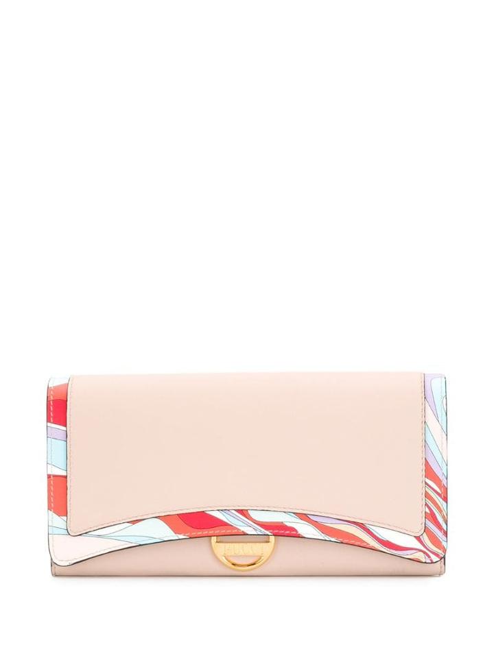 Emilio Pucci Pink Burle Print Wallet