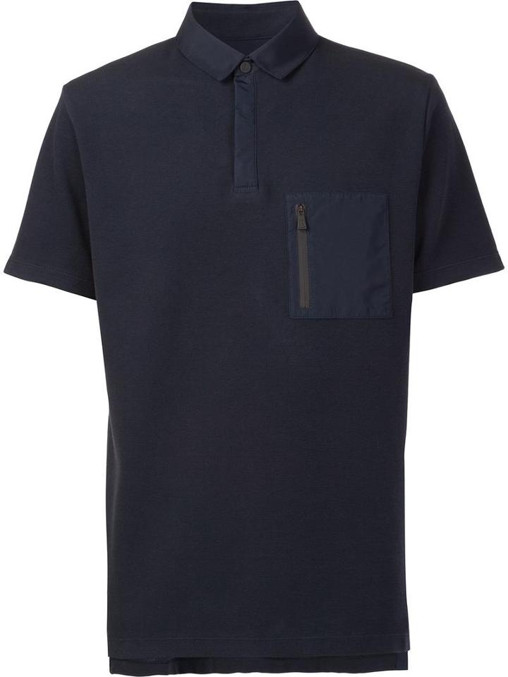 Aztech Mountain 'maroon Creek' Polo Shirt, Men's, Size: Small, Blue, Cotton/elastodiene/polyester