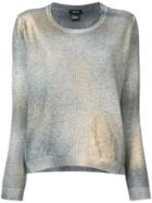 Avant Toi Metallic Jumper - Grey