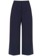Mara Mac Cropped Trousers - Blue