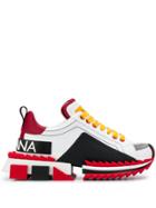 Dolce & Gabbana Paneled Sneakers - Red