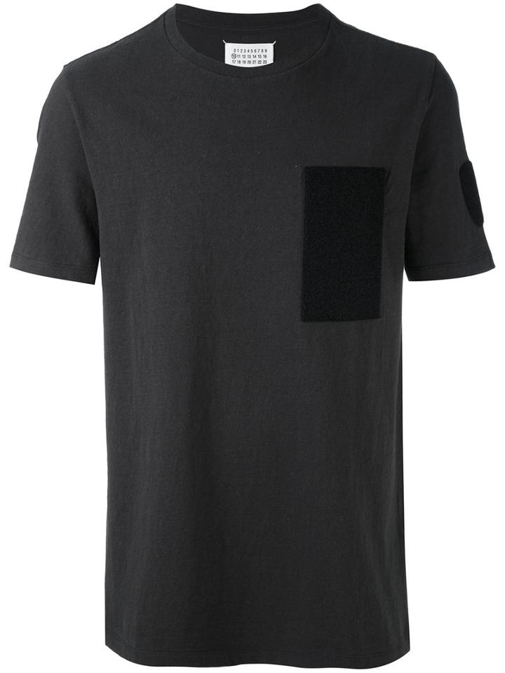 Maison Margiela - Contrast Patch T-shirt - Men - Cotton - 50, Grey, Cotton