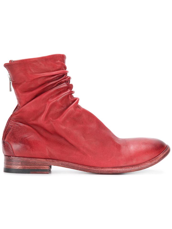 The Last Conspiracy Zipped Boots - Red
