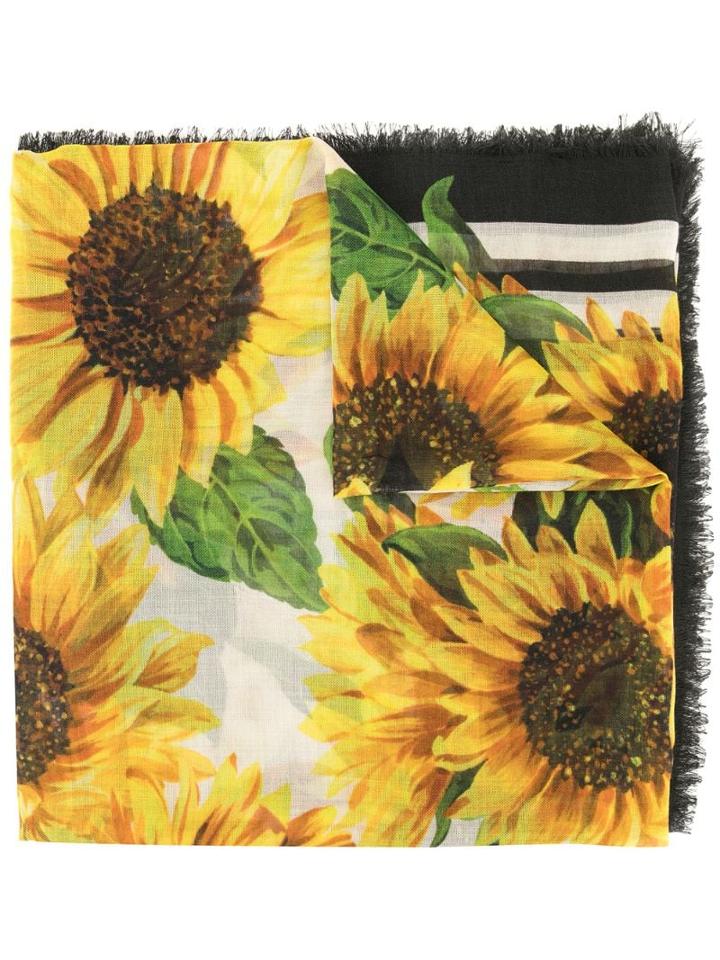 Dolce & Gabbana Sunflower Stole - Yellow