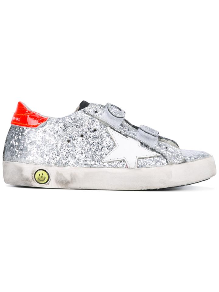 Golden Goose Deluxe Brand Kids Superstar Sneakers - Metallic