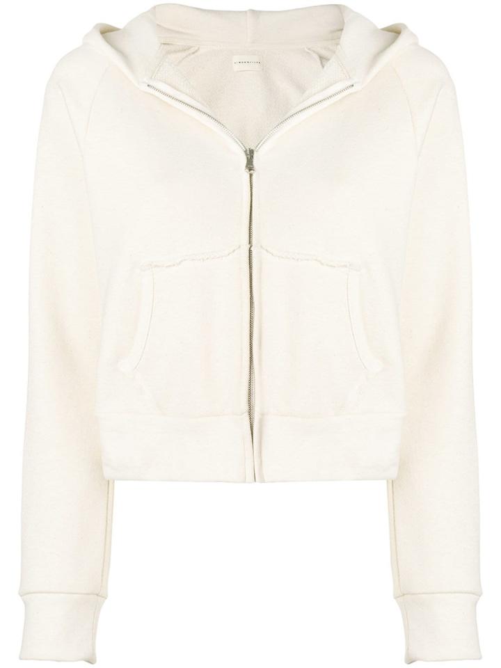 Simon Miller Cropped Zipped Jacket - Neutrals