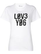 Red Valentino Love You T-shirt - White