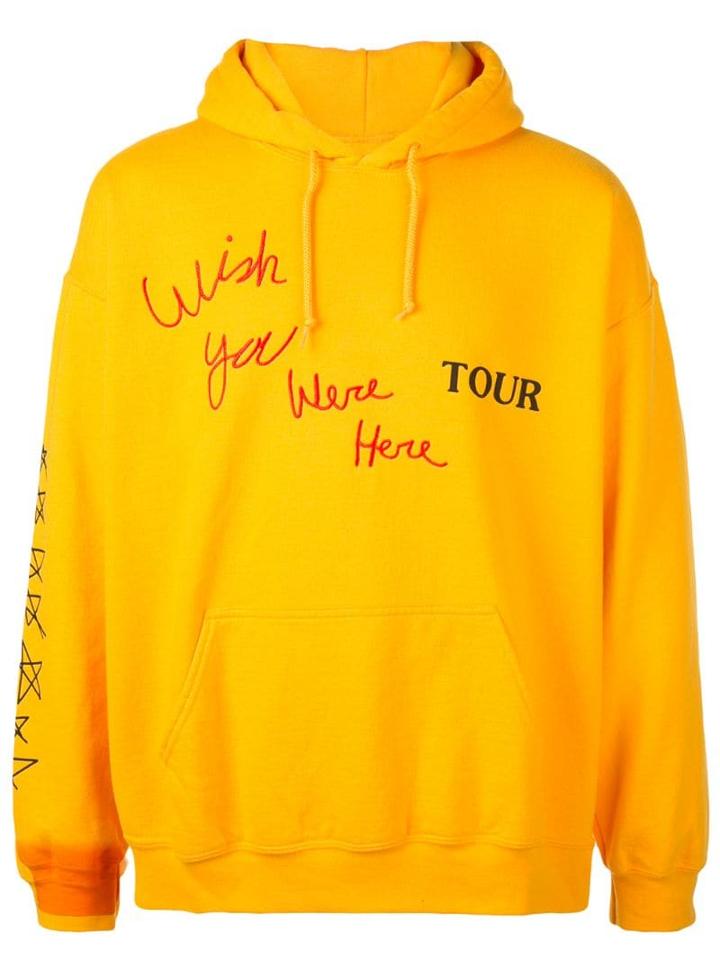 Travis Scott Astroworld Tour Style Hoodie - Yellow