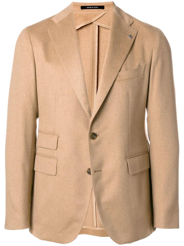 Tagliatore Flap Pocket Blazer - Neutrals