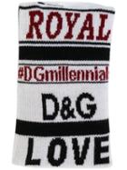 Dolce & Gabbana Knitted Wristband - White