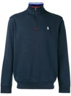 Polo Ralph Lauren Quarter Zip Sweatshirt - Blue