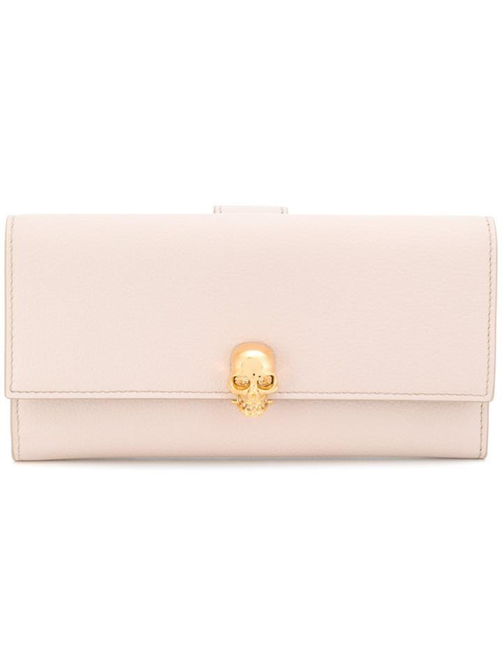Alexander Mcqueen Skull Clutch - Pink & Purple