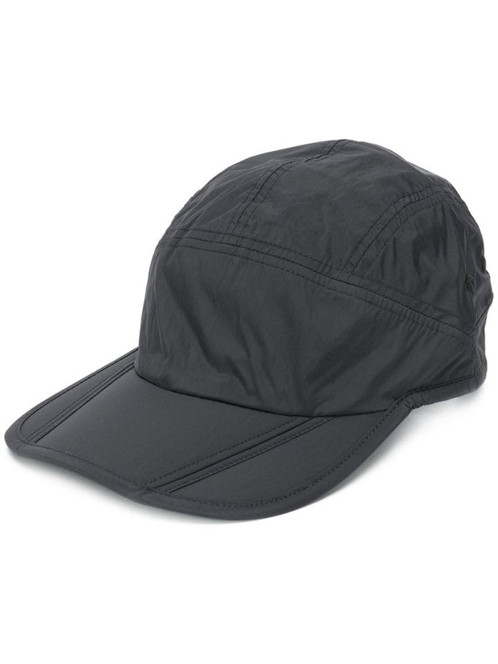Y-3 Logo Print Baseball Cap - Black