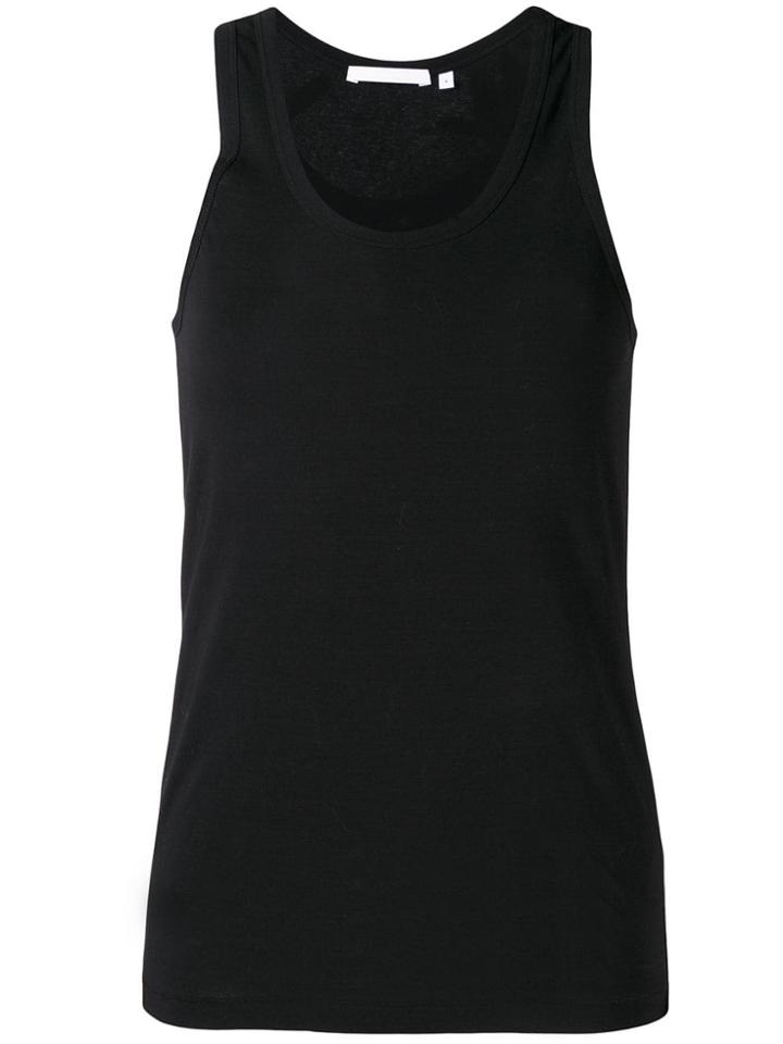 Helmut Lang Mesh Strap Tank - Black