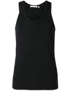 Helmut Lang Mesh Strap Tank - Black