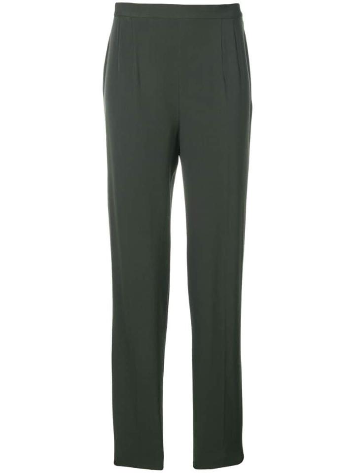 Moschino Pre-owned Tapered Trousers - Green