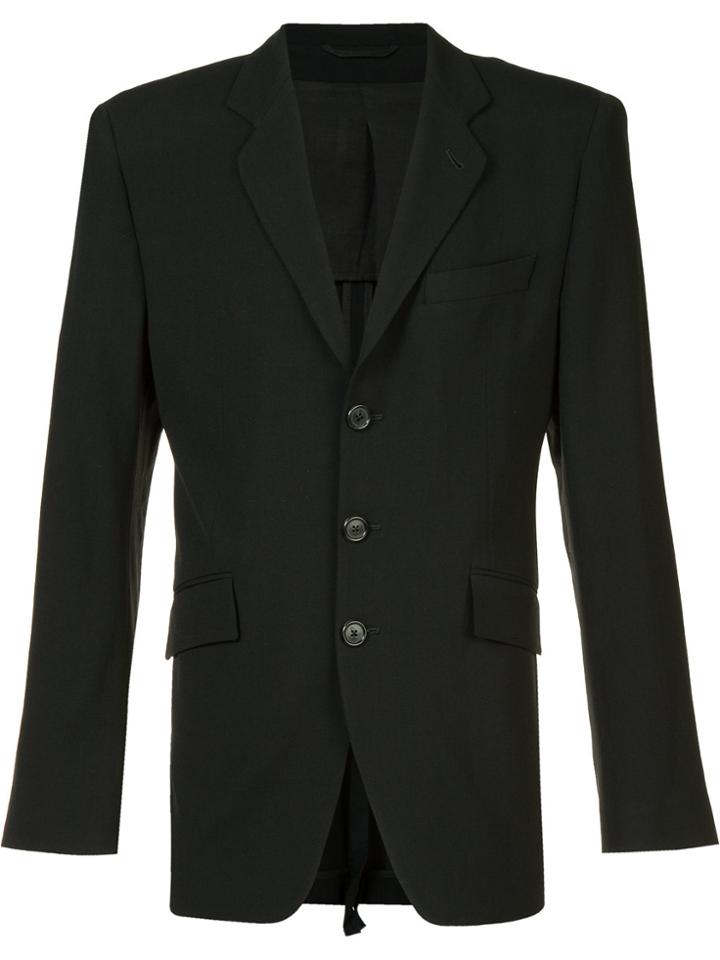 Ann Demeulemeester Flap Pockets Blazer - Black