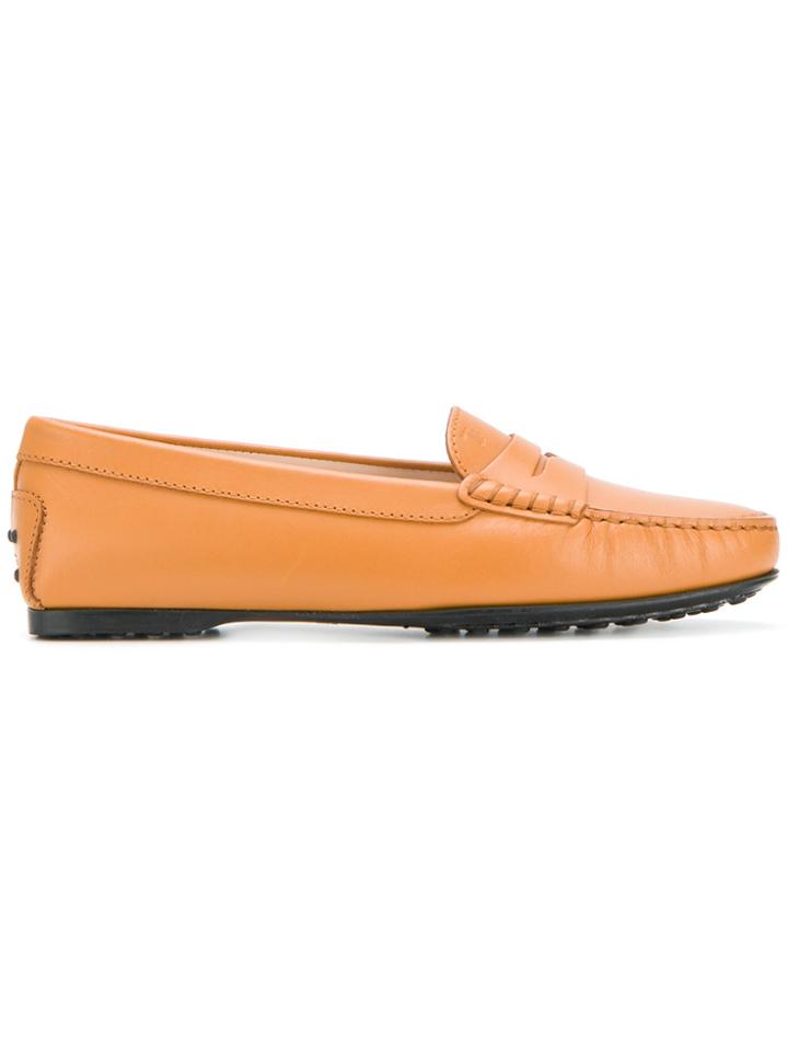 Tod's 'city' Classic Loafers - Brown