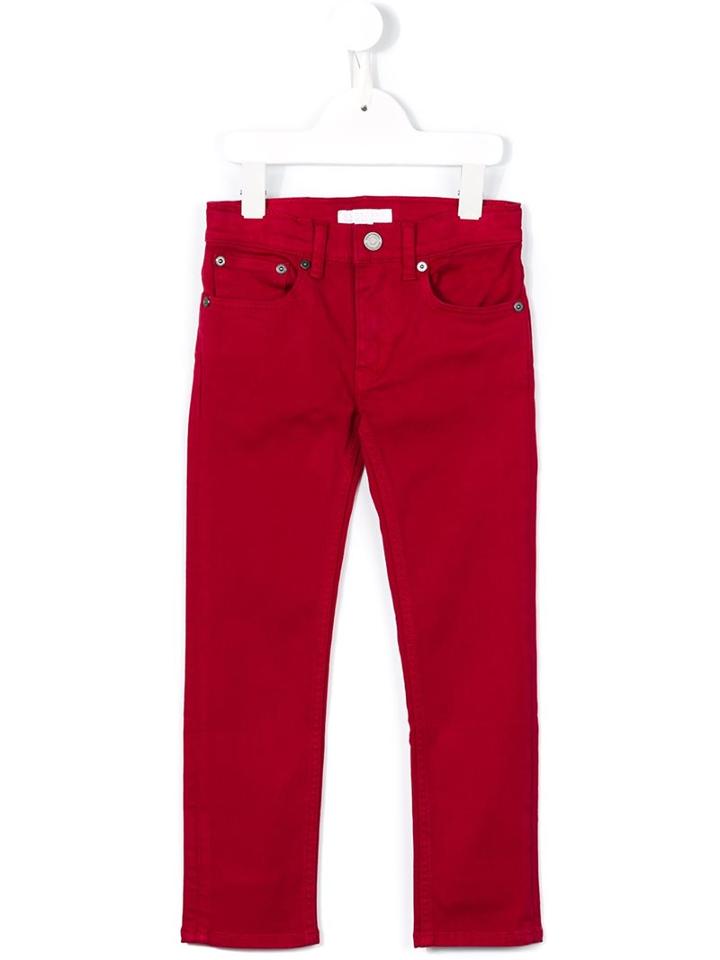 Burberry Kids Skinny Jeans, Boy's, Size: 12 Yrs, Red