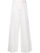 Forte Forte Classic Flared Trousers - Neutrals