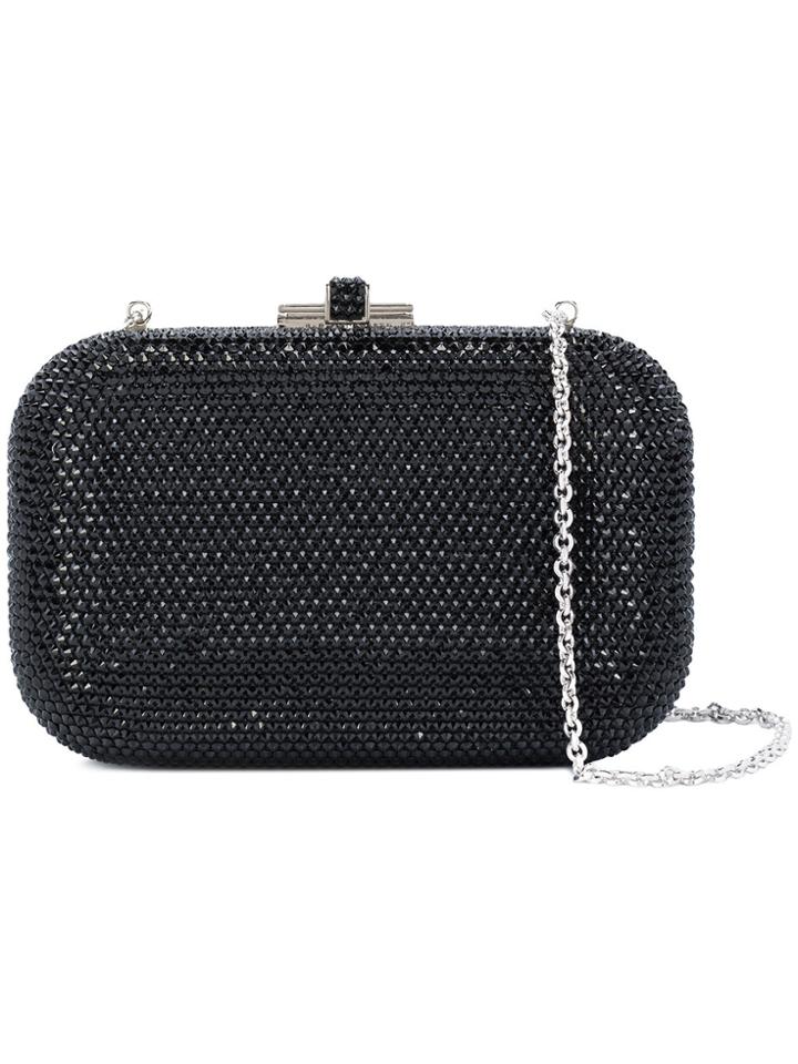 Judith Leiber Couture Slide Lock Bag - Black