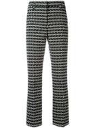 Dorothee Schumacher Printed Cropped Trousers - Green
