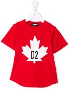 Dsquared2 Kids Maple Leaf T-shirt, Boy's, Size: 12 Yrs, Red