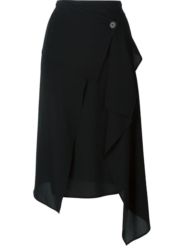 Michael Kors Asymmetric Draped Skirt
