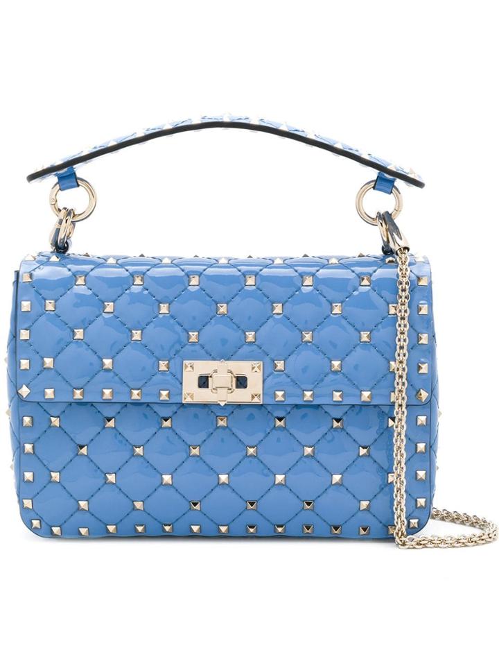 Valentino Valentino Garavani Rockstud Spike Tote Bag - Blue