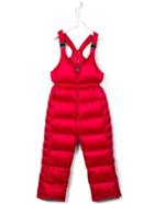 Add Kids Padded Zip Dungarees, Toddler Girl's, Size: 3 Yrs, Red