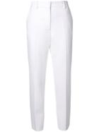 Msgm Slim Trousers - White